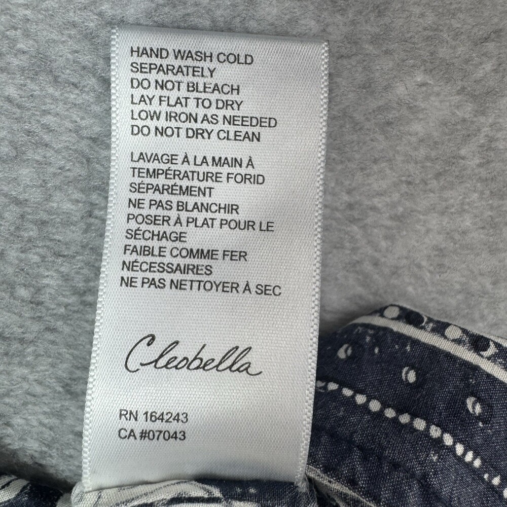 Cleobella Dress XS Midi Wrap Belted Floral Open Front Boho Cottagecore Viscose - Picture 5 of 11